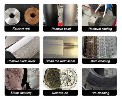 1500W SUP Fiber Laser Cleaning Rust Removal Machine