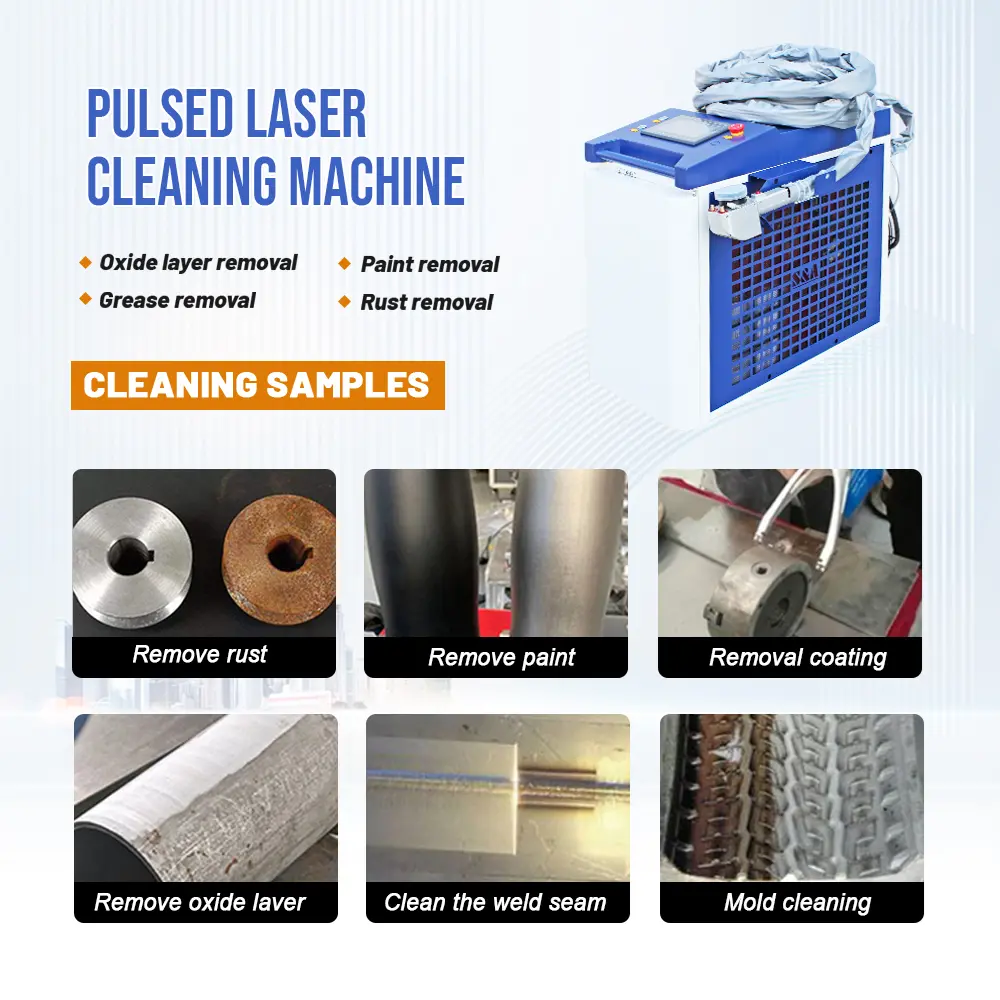 1000W Pulsed 2D Laser Cleaning Machine