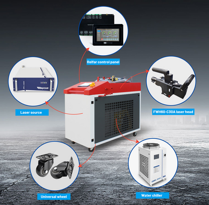 CW 6000W Handheld Laser Cleaning Machine