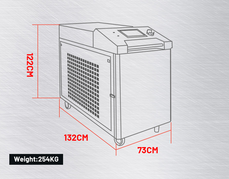 6000W Handheld Laser Cleaning Machine – Lasers Only