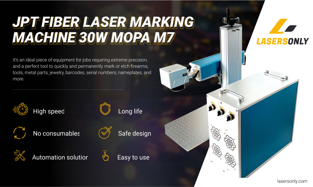 30W JPT Fiber Laser Marking Machine MOPA M7 – Lasers Only
