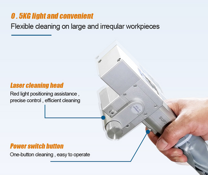 1500W SUP Fiber Laser Cleaning Rust Removal Machine