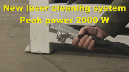 2000W SUP Fiber Laser Cleaning Rust Removal Machine