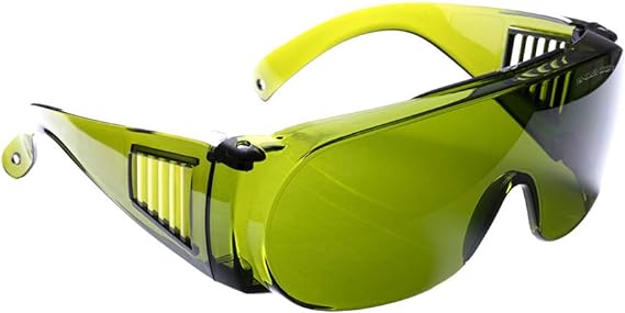 Safety Eyewear for 1064 nm Fiber Laser Frame 6 Fit Over Reading Glasses