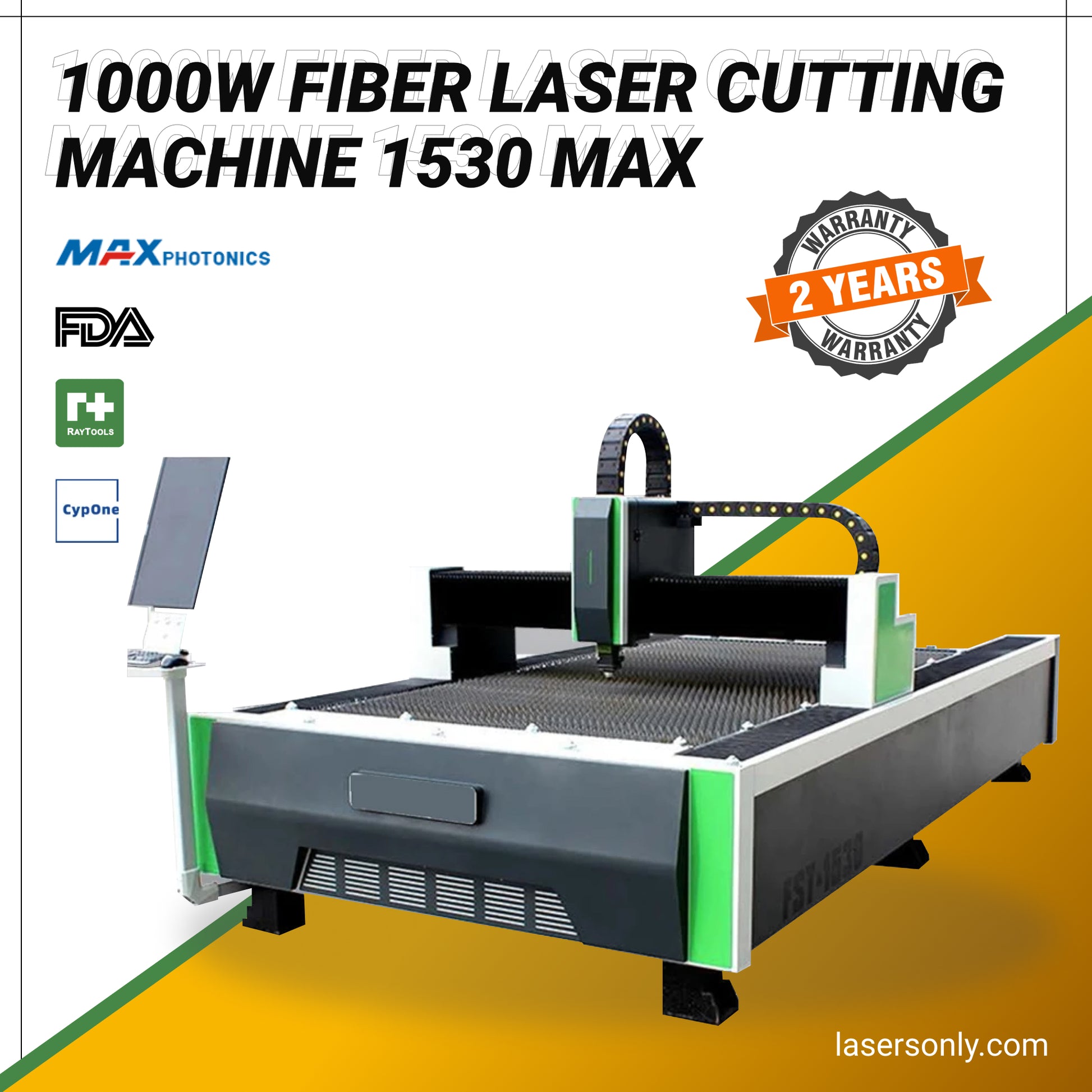 1000 watt fiber laser cutting machine