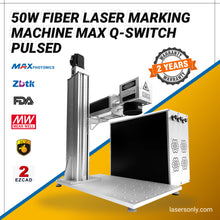 Load image into Gallery viewer, 50W Fiber Laser Marking Machine MAX Q-Switch
