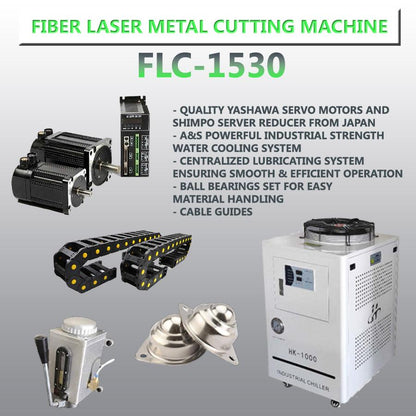 1000W Fiber Laser Cutting Machine 1530 MAX
